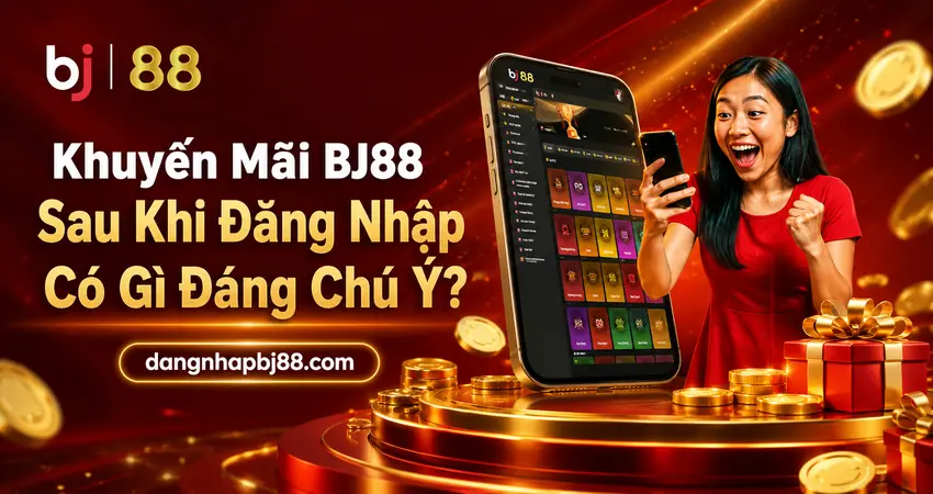 Khuyến Mãi BJ88 – 100% Thưởng Nạp Đầu & Điều Kiện Nhận