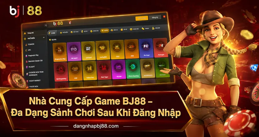 Nhà Cung Cấp Game BJ88 – Đa Dạng Sảnh Chơi Sau Khi Đăng Nhập